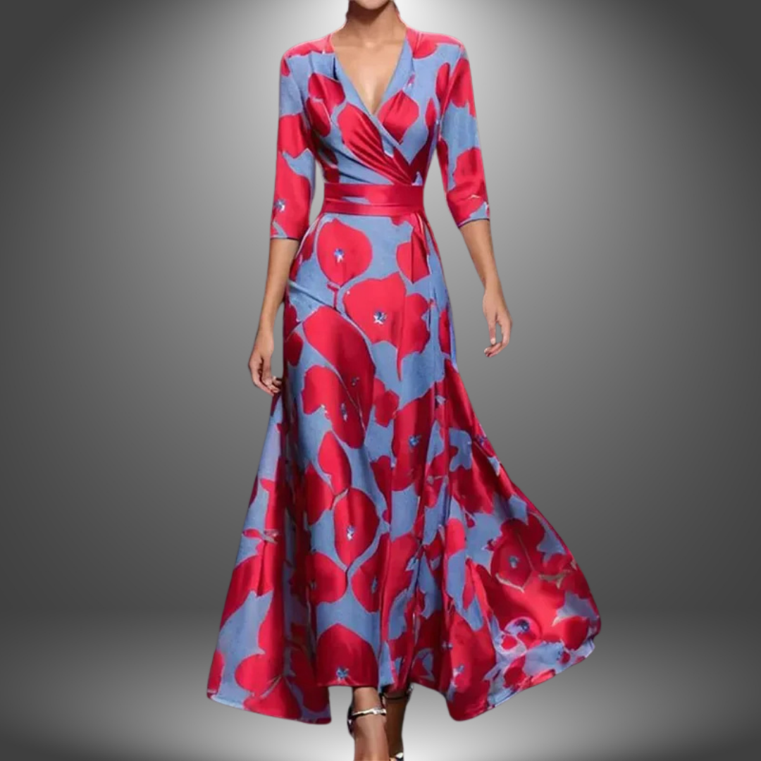 Saffie - Printed Wrap Dress