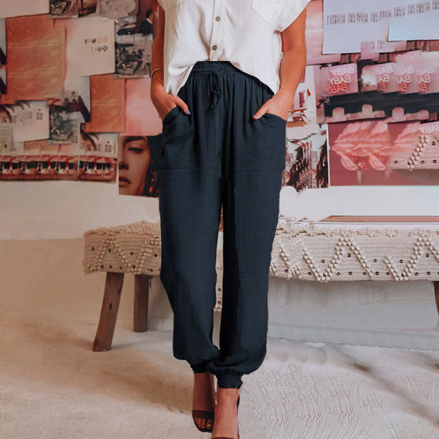 Kaeli – Elegant Drawstring Pants