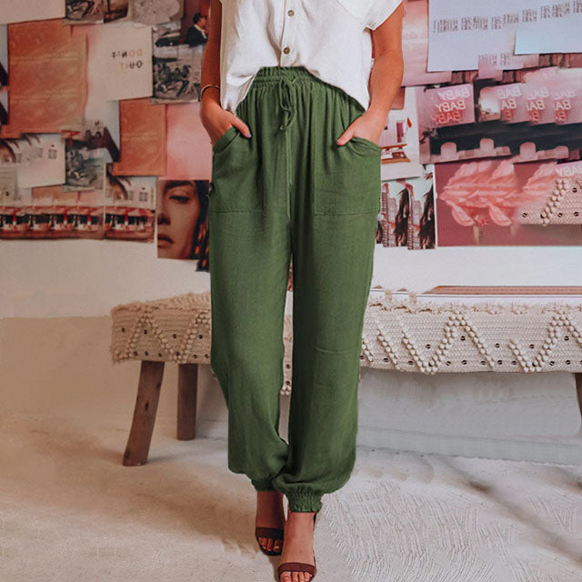 Kaeli – Elegant Drawstring Pants
