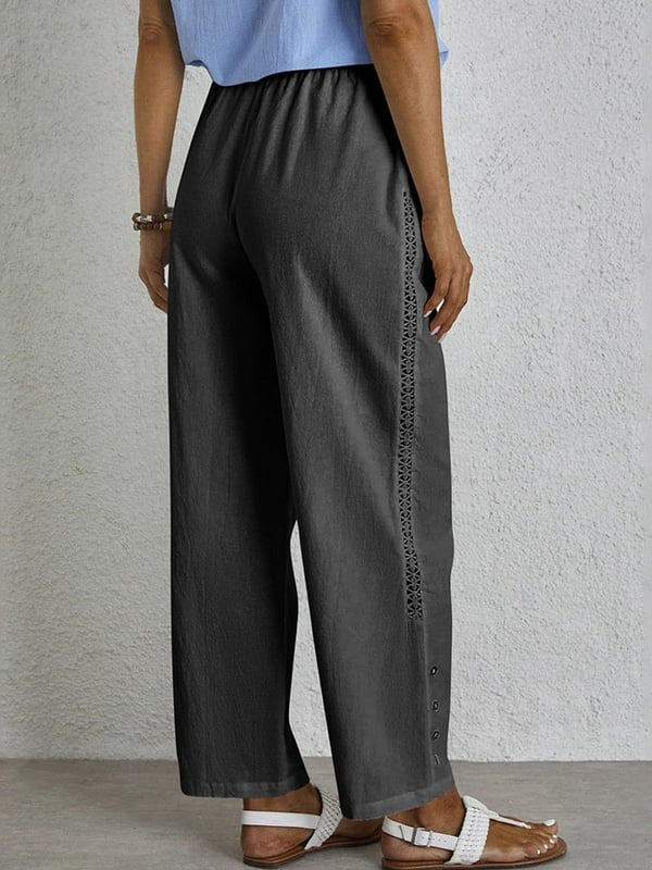 Shania - Relaxed Buttoned Pants