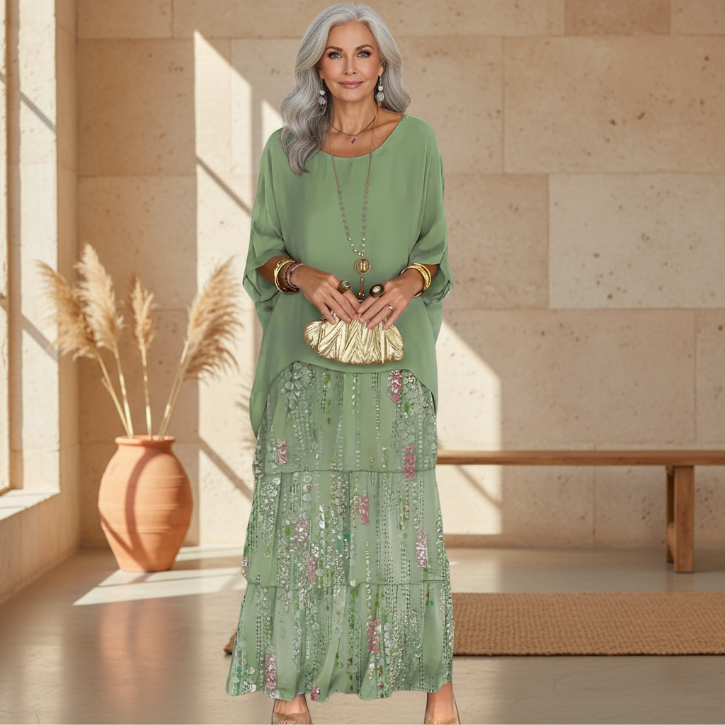 Alyssa - Layered Boho Elegance Dress