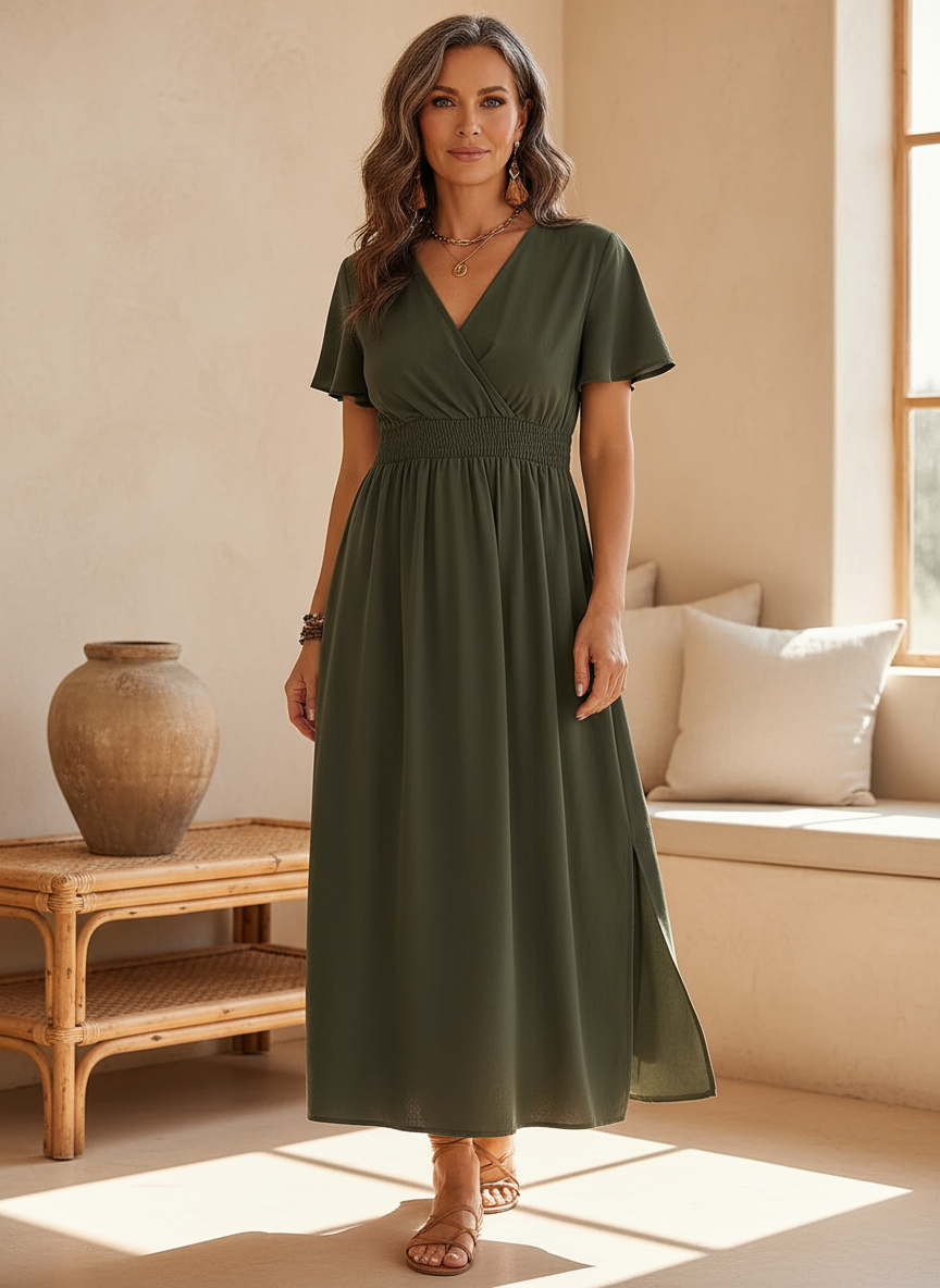 Nyxie - V-Neck Summer Dress