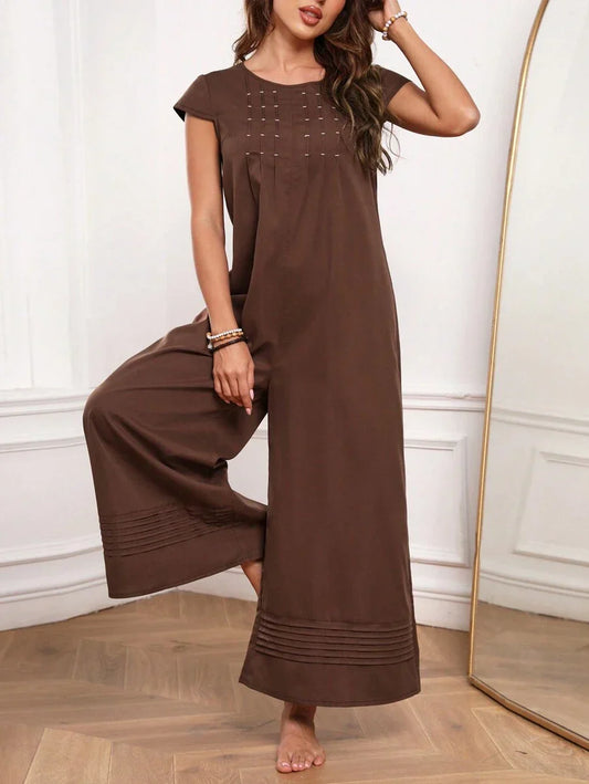 Amalina - Effortless Wide-Leg Jumpsuit
