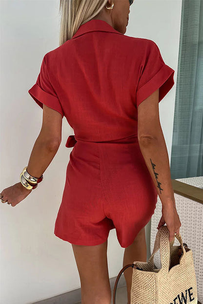 Talie - Elegant Wrap Jumpsuit