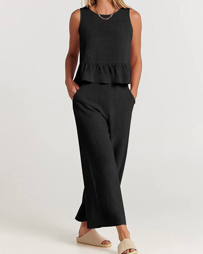 Roxanne - Chic Ruffled Set