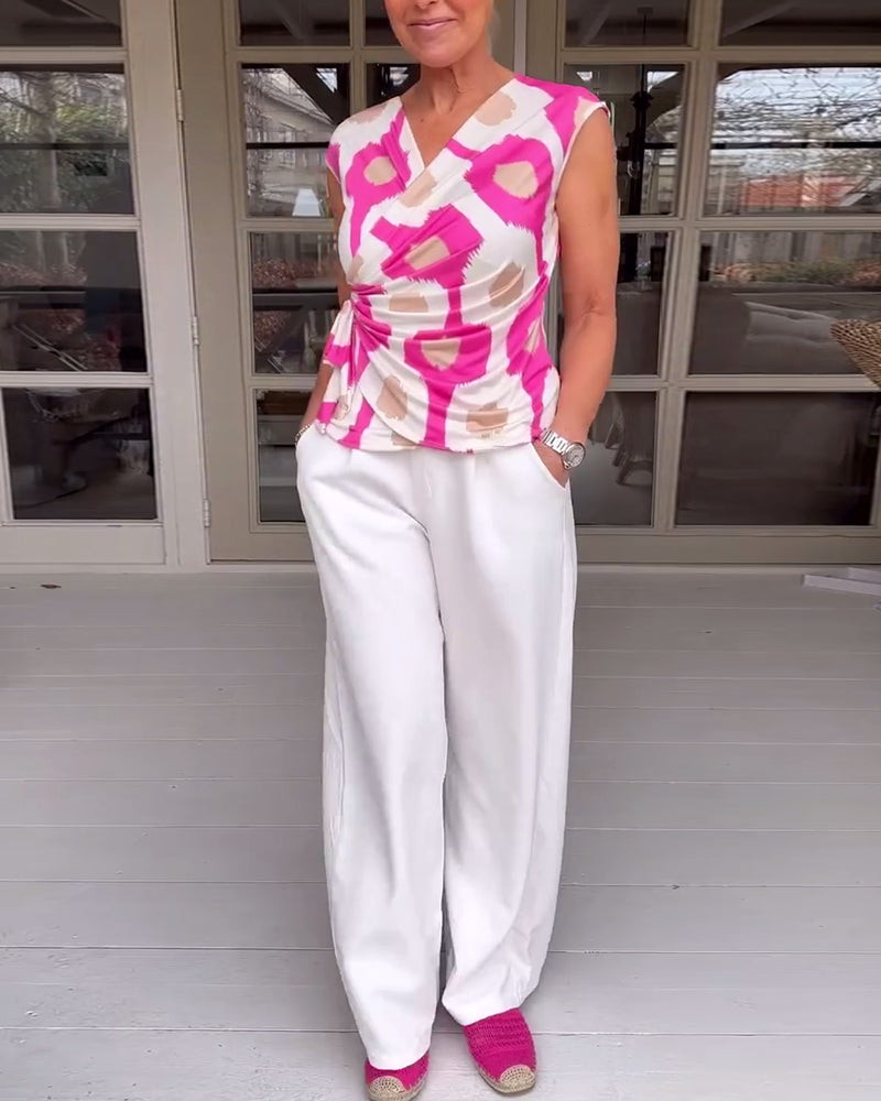 Valencia - Bold Wrap Top