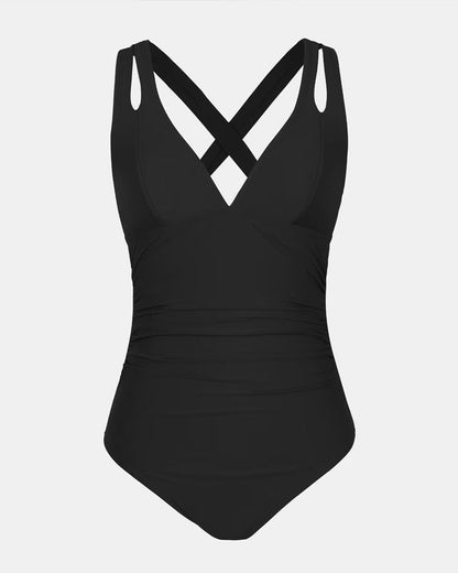 Della - Elegant Plunge Swimsuit