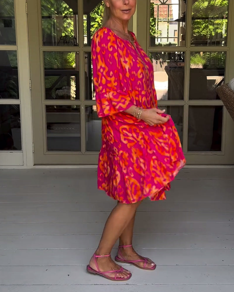 Rica - Relaxed Printed Dress