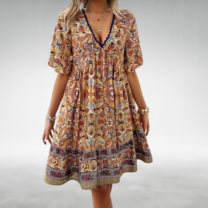 Quinley  - Boho Swing Dress