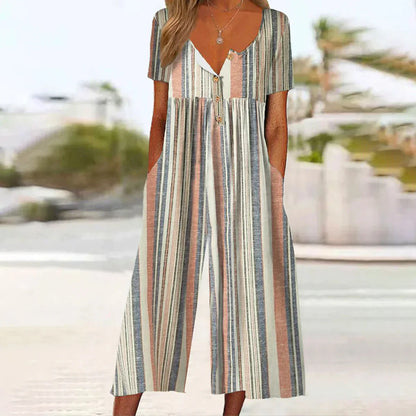 Cassidy - Button-Front Jumpsuit