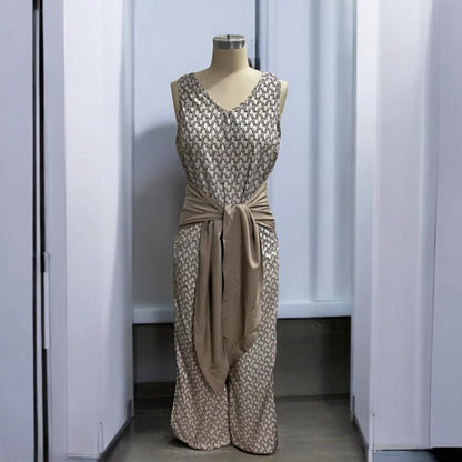 Viviette - Effortless Wide-Leg Jumpsuit