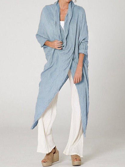 Melissa - Draped Cowl-Neck Top