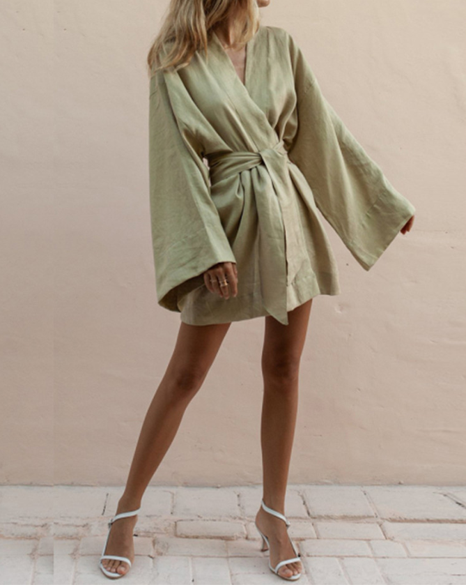 Shaima - Elegant Wrap Dress