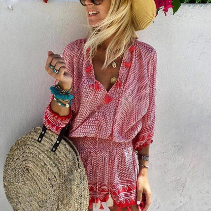 Soleil - Boho Tassel Jumpsuit