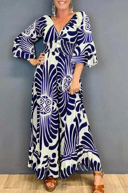 Delara - Classy Printed Jumpsuit