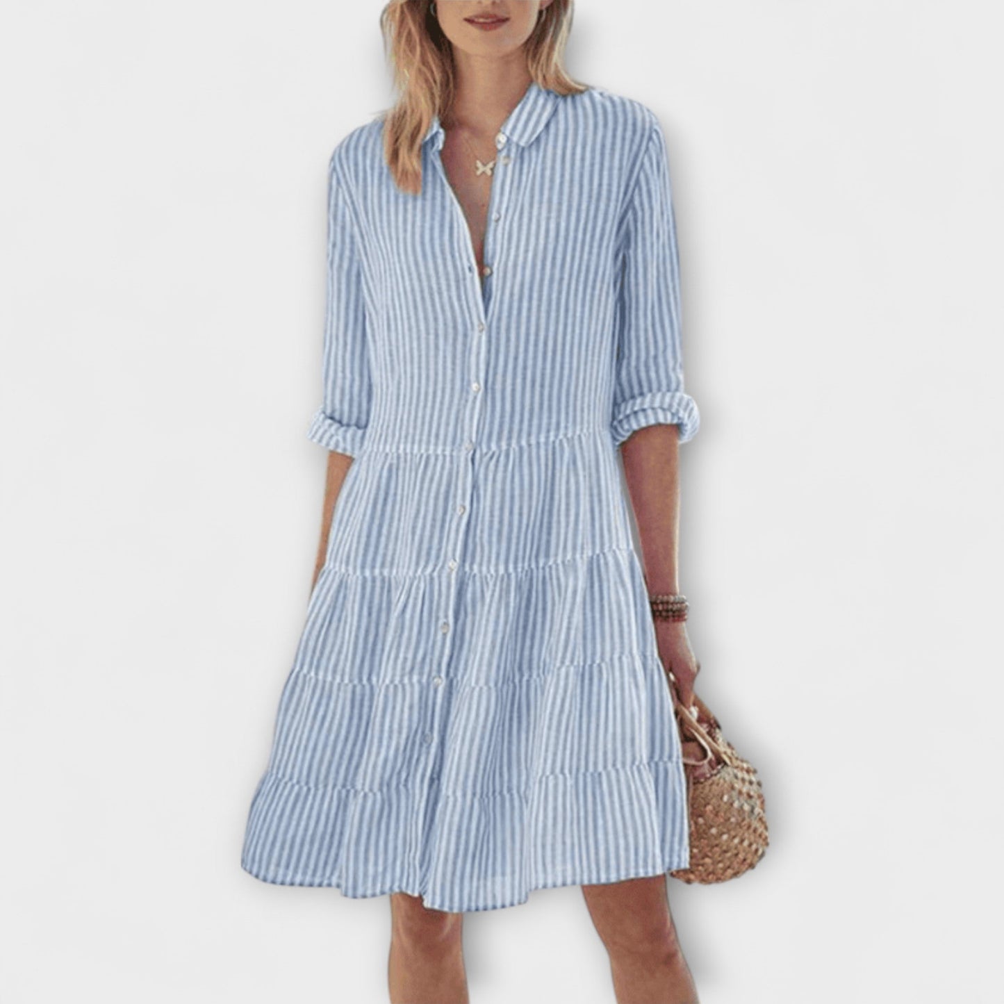 Nadie - Striped Breezy Dress