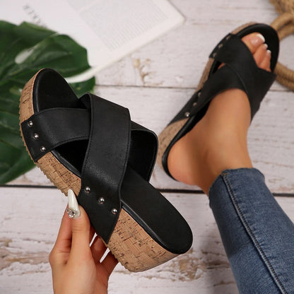 Elara - Boho Wedge Sandals