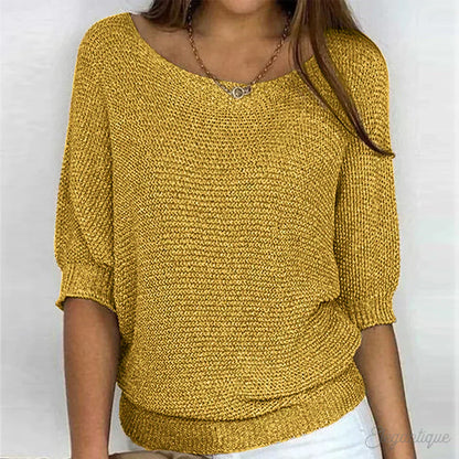 Zaphina - Relaxed Knit Top
