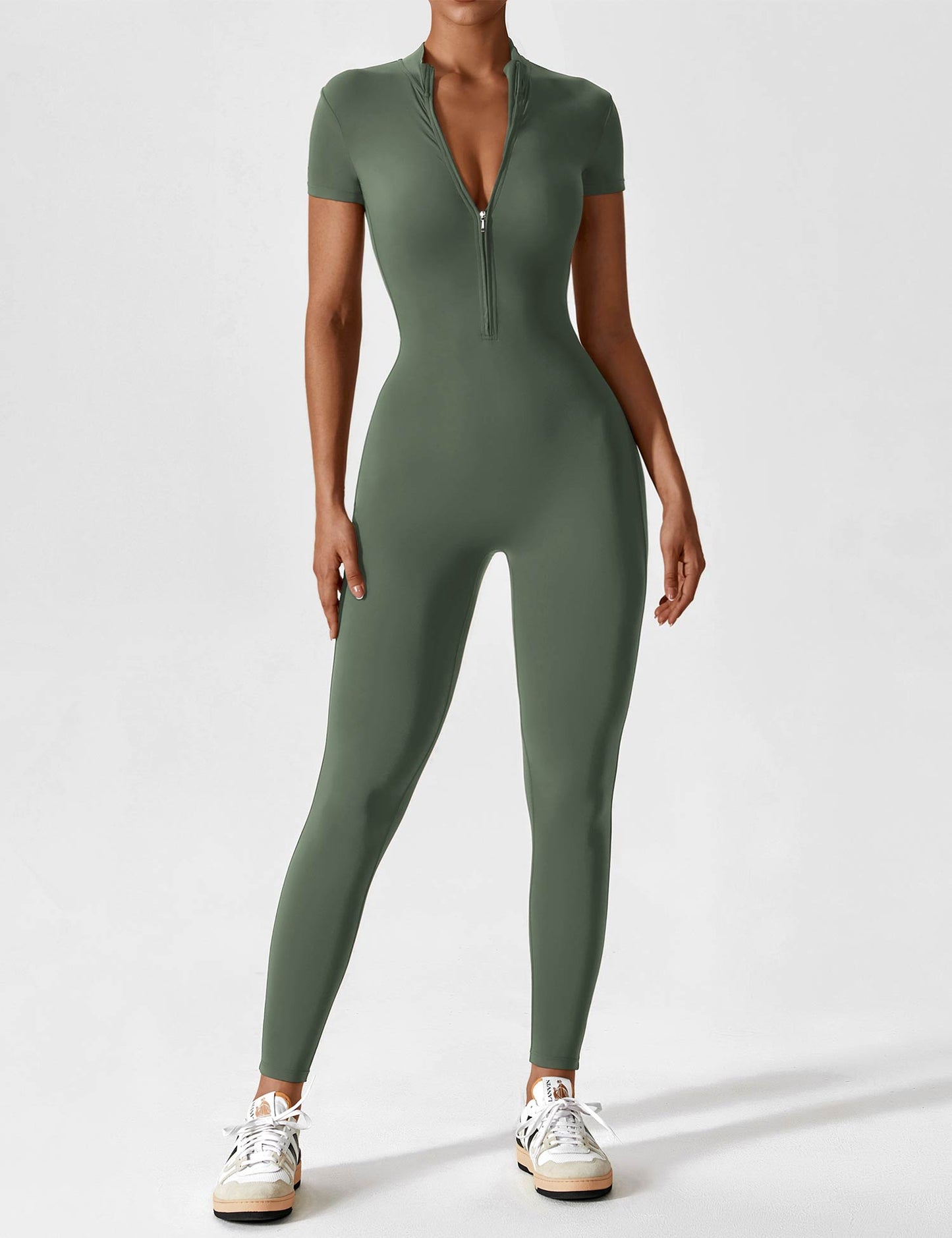 Evalina -  Zipper Jumpsuit