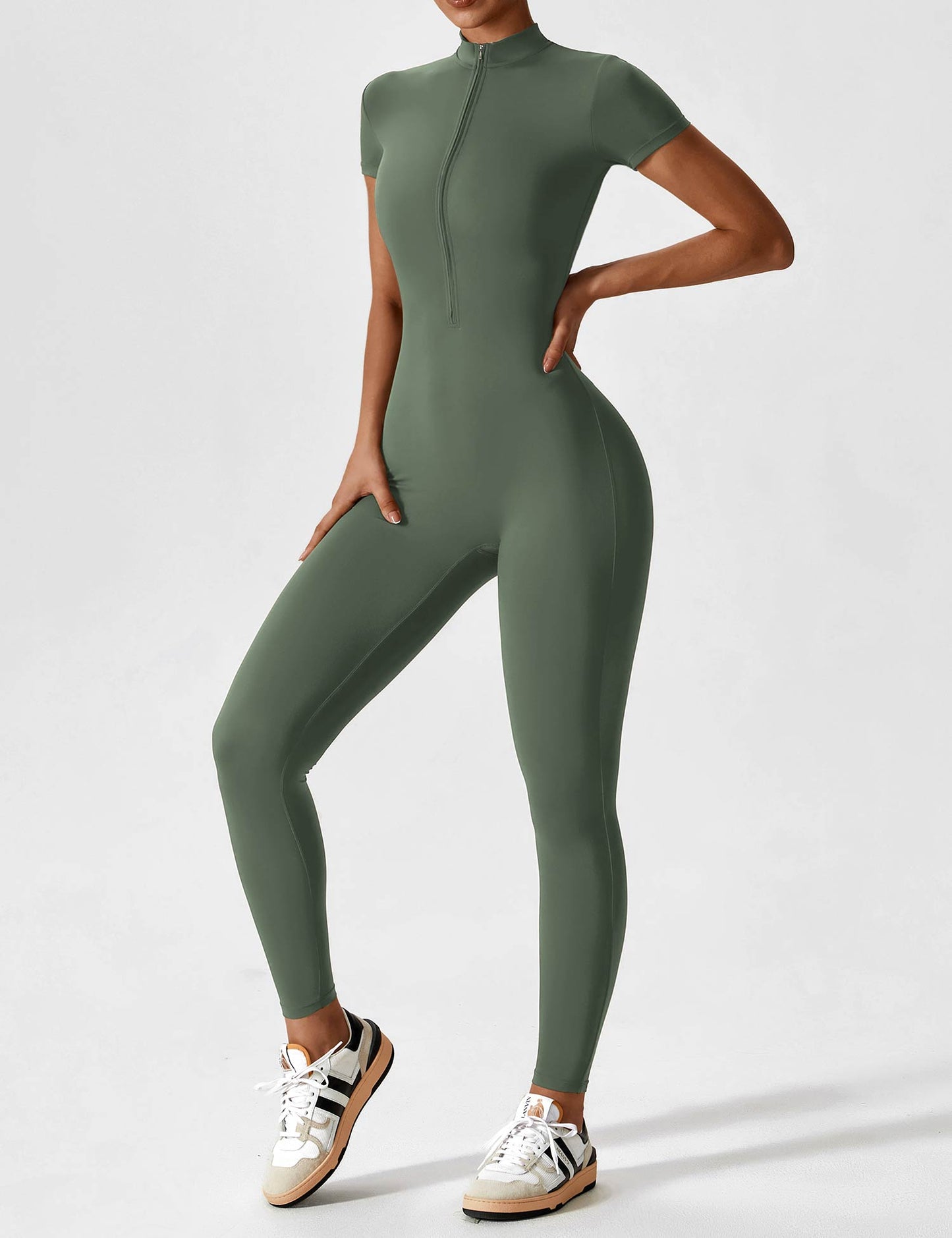 Evalina -  Zipper Jumpsuit